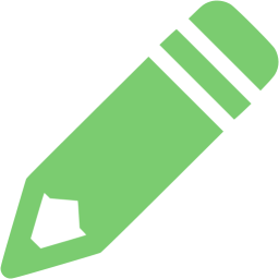 pencil icon green